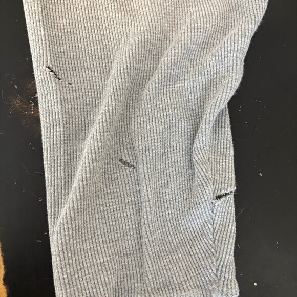 Detroit Lions Gray Thermal Long Sleeve Shirt - Men's Size 5XL - Picture 7 of 7